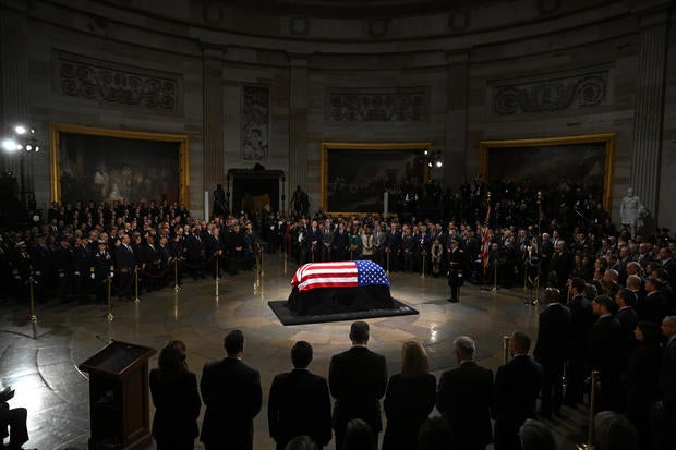 Former President Jimmy Carter Lies In State At The U.S. Capitol Building 