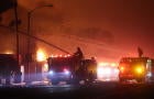 Firefighters continue battling Palisades fire in Los Angeles as flames rage out of control 