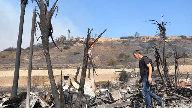 Powerful Winds Fuel Multiple Fires Across Los Angeles Area