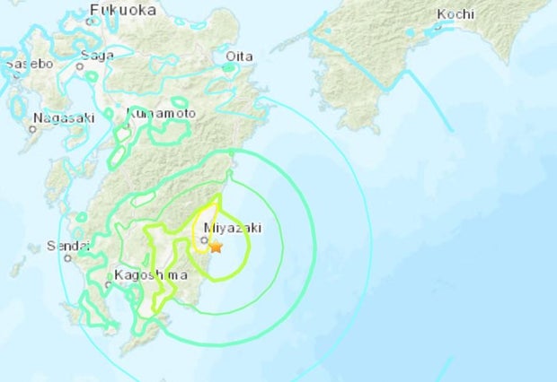 Strong earthquake hits southwestern Japan, triggering tsunami advisories