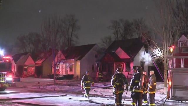 Two people hospitalized after house fire on Detroit's west side 