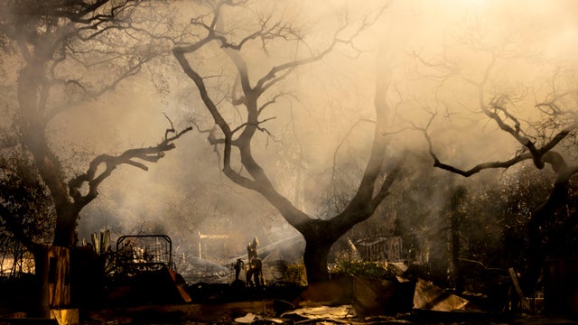 LA Fire Crews Make Strides In Fighting Blazes As Toll Climbs 
