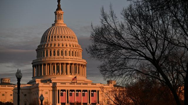 The U.S. Capitol is seen in Washington, DC, on January 18, 2025. 