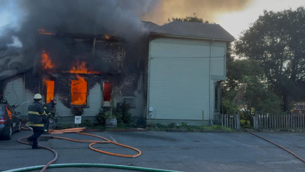 Petaluma house fire 