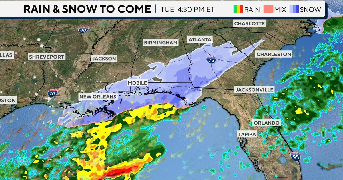 South gears up for rare winter storm threatening region