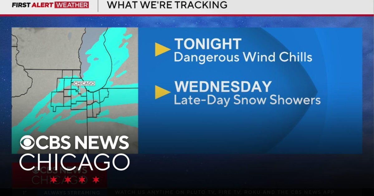 Dangerous wind chills again Tuesday night, late-day snow showers ...