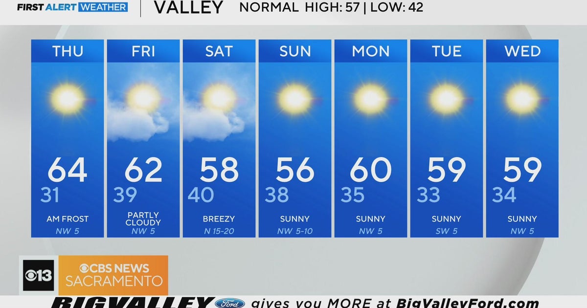 Thursday morning weather forecast - Jan. 23, 2025