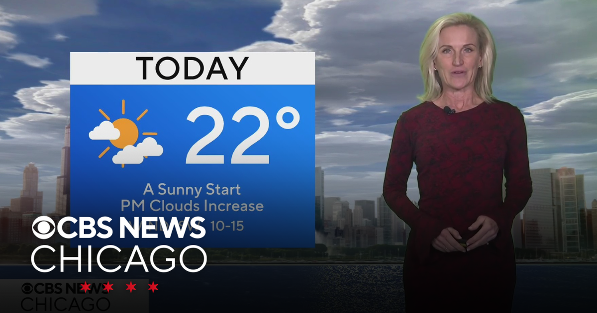 Below-zero wind chills Friday morning before weekend warmup - CBS Chicago