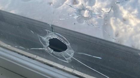 New Haven bullet holes