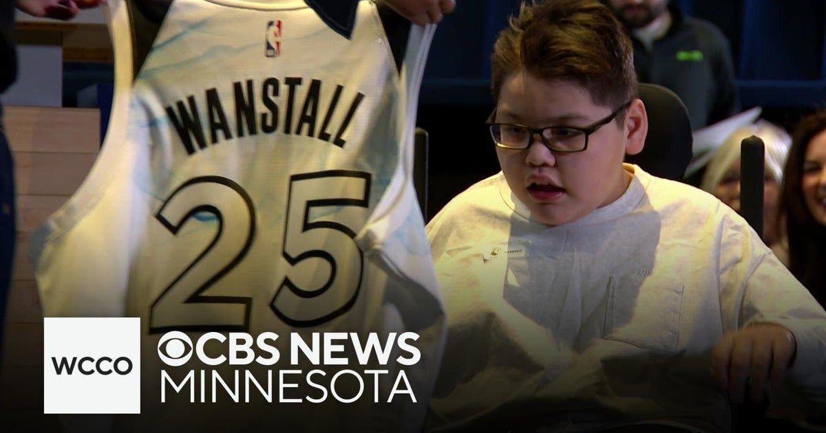 Young Timberwolves fans become Wolves for a day - CBS Minnesota