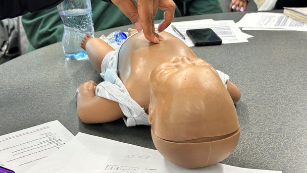 CPR class at Detroit Fire Department 