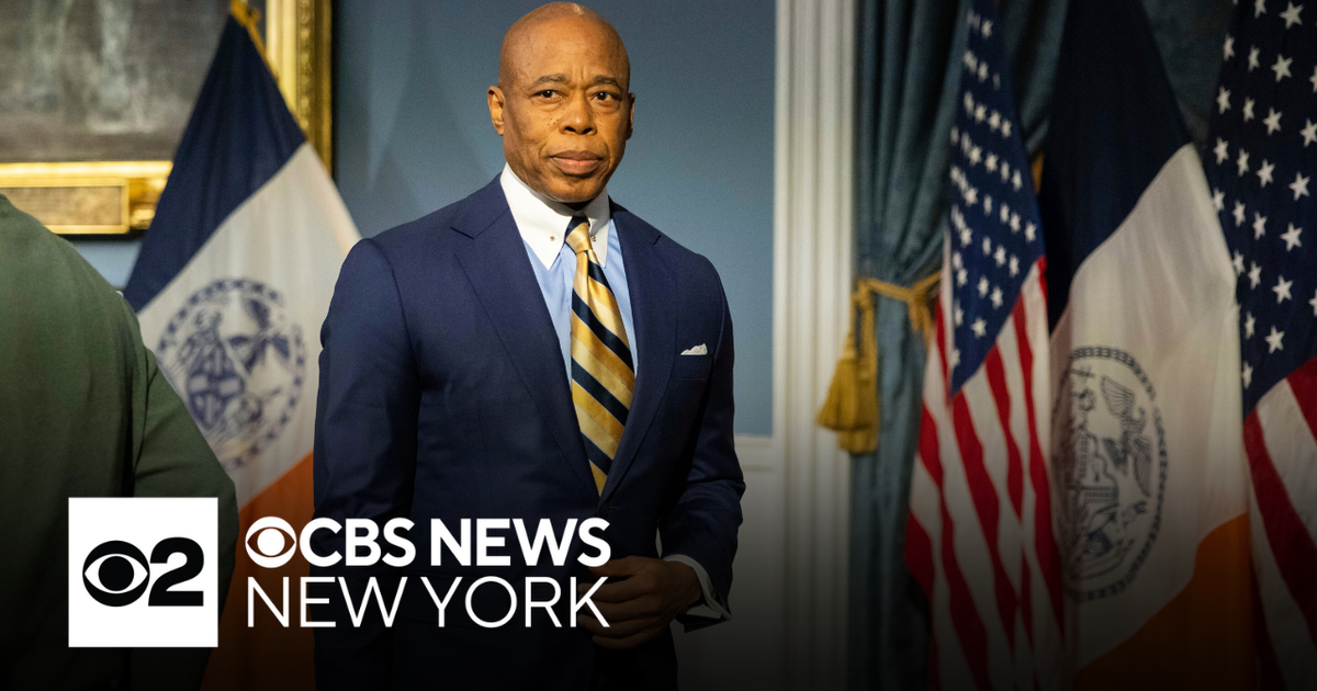 NYC Mayor Eric Adams scales back schedule - CBS New York