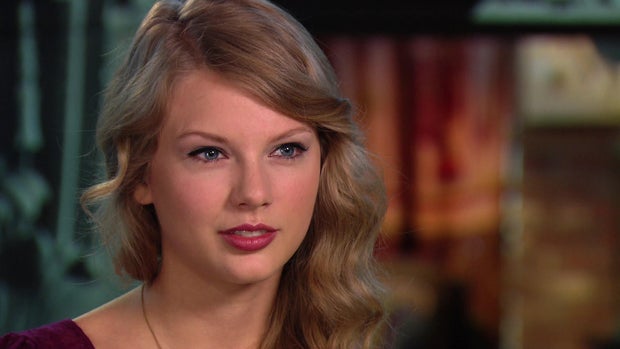 Taylor Swift during her interview with 60 Minutes