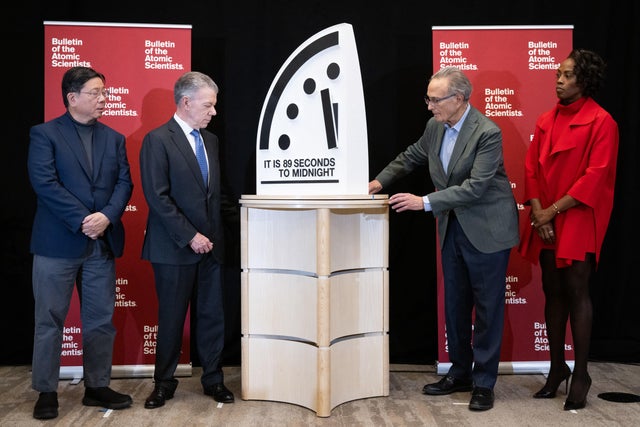 US-CONFLICT-CLIMATE-DOOMSDAY CLOCK 