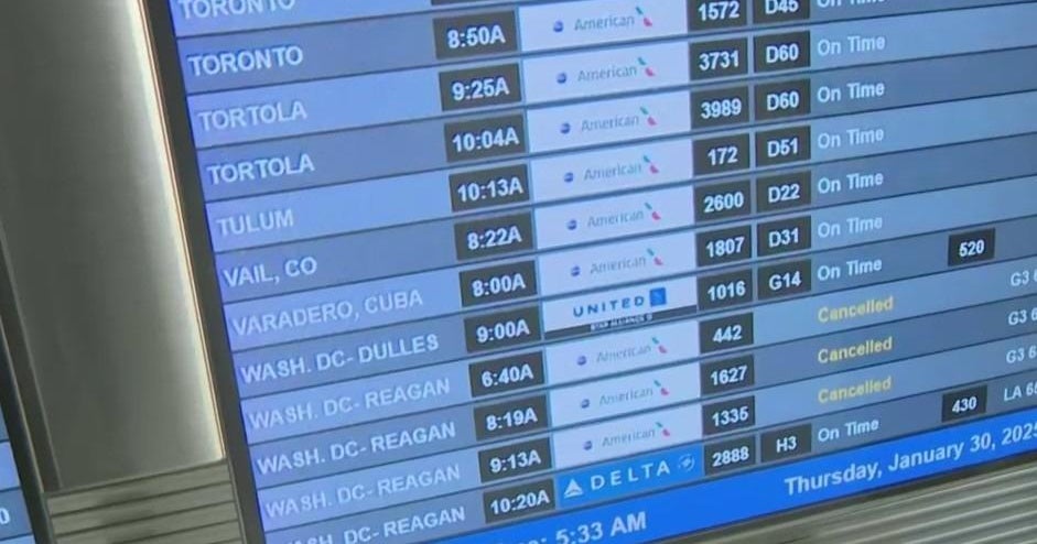 D.C. plane crash has ripple effect on South Florida airports D.C. plane crash has ripple effect on South Florida airports