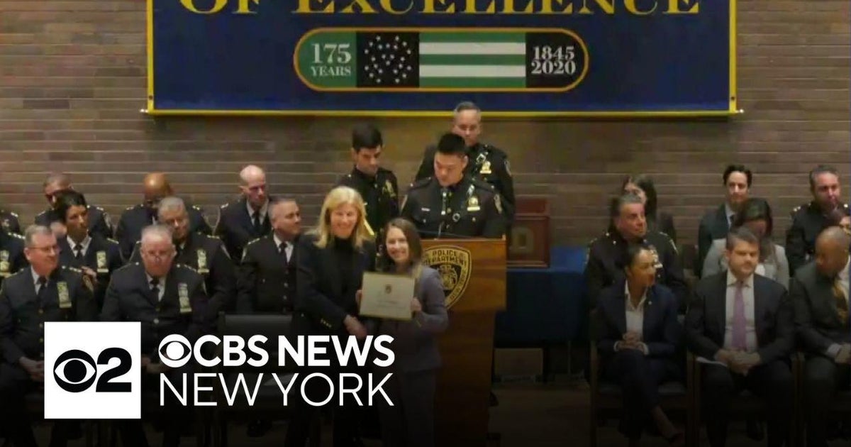 NYPD officers promoted at One Police Plaza - CBS New York