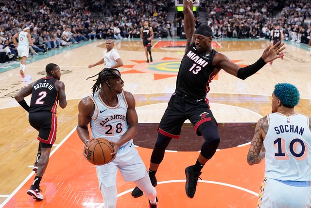 Heat Spurs Basketball 