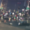 Demonstrators block 101 Freeway during protest against ICE raids