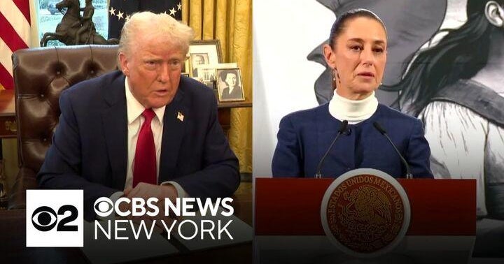 Tariffs on Mexico and Canada delayed one month by President Trump - CBS ...