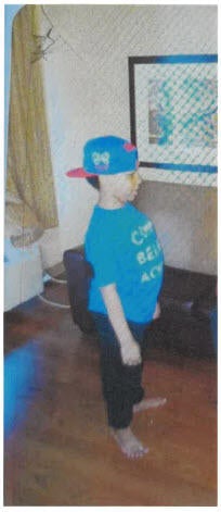 Zemar King in a t-shirt and hat 