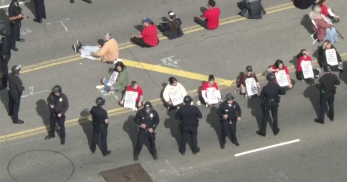 Mental Health Workers Protest Outside East Hollywood Hospital, Prompting Police Response