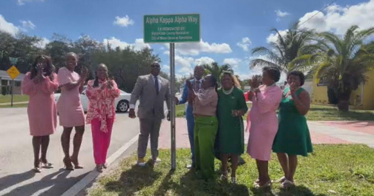 Miami Gardens honors Alpha Kappa Alpha sorority with street renaming Miami Gardens honors Alpha Kappa Alpha sorority with street renaming