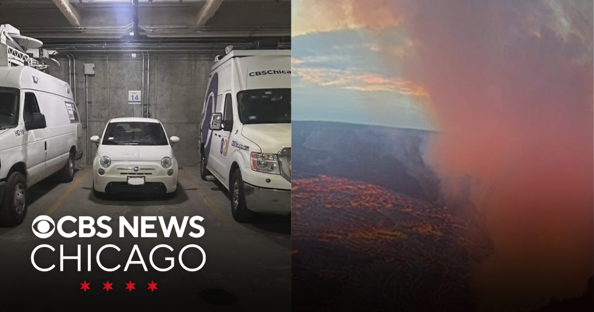 Small car in big world, Volcano eruption | What Caught My Eye - CBS Chicago