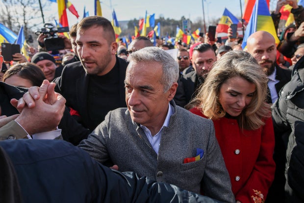 Far right Romanian presidential candidate Georgescu calls for Bucharest rally 
