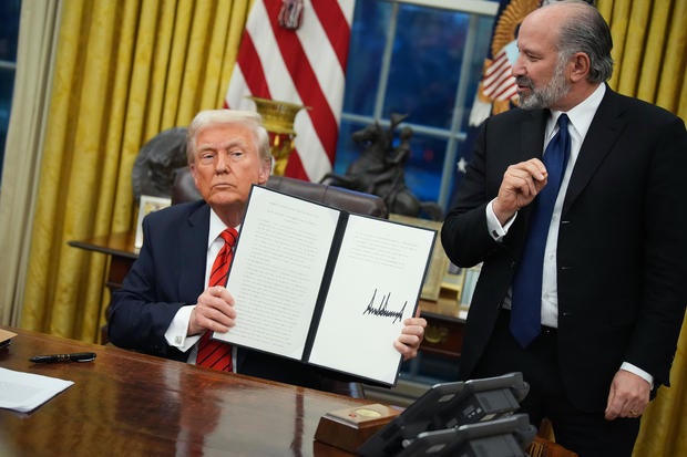 President Trump Signs Executive Orders At The White House 