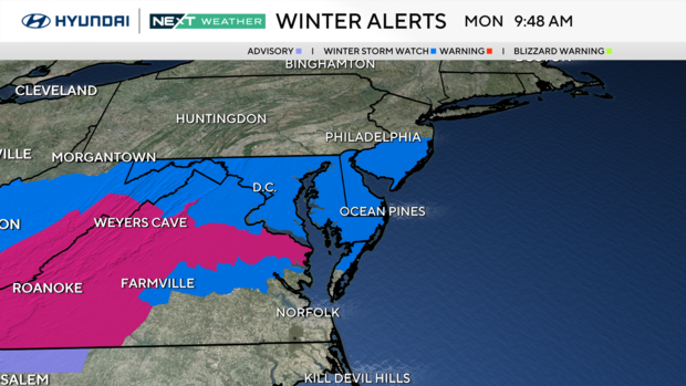 Winter alerts in effect 