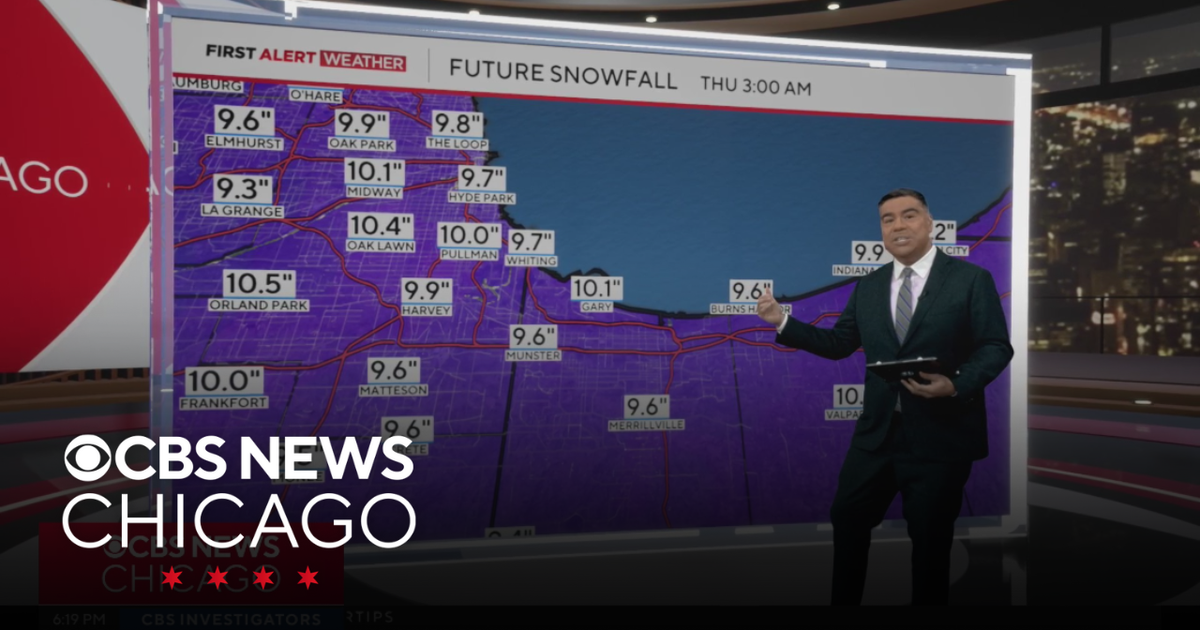 What to expect from the snow coming Wednesday in Chicago - CBS Chicago