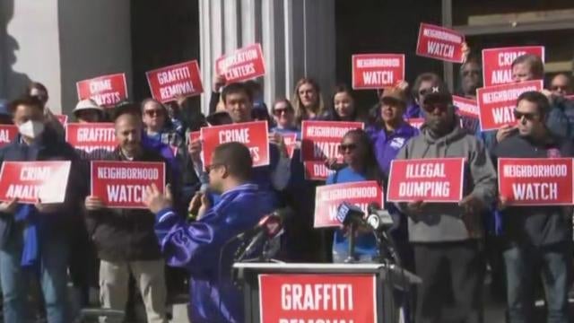 Oakland city worker rally 