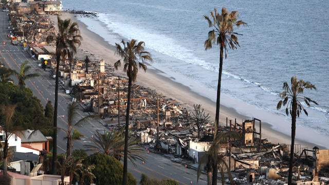 Powerful Winds Fuel Multiple Fires Across Los Angeles Area 