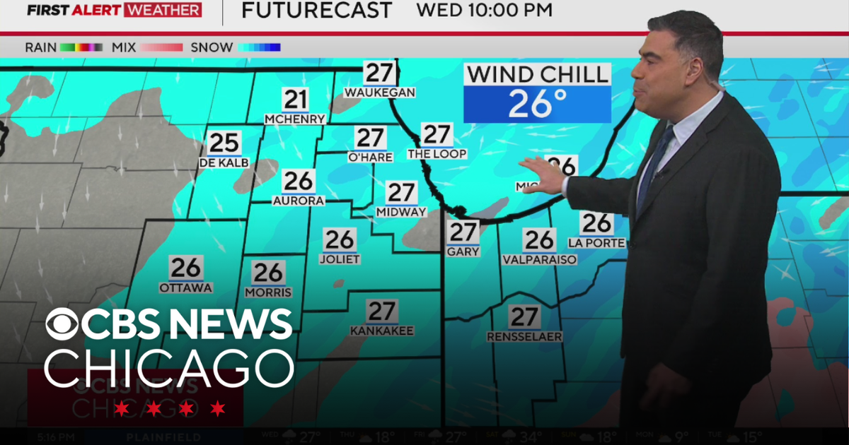 Snow to persist through evening in Chicago - CBS Chicago