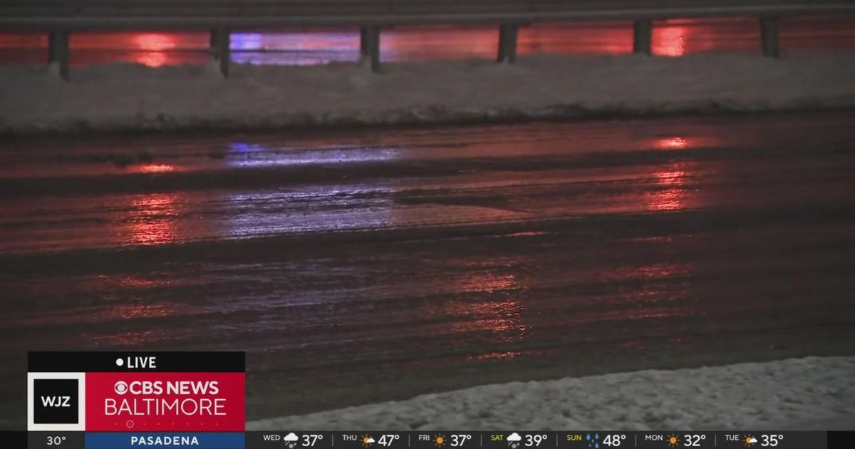 What are the road conditions like in Maryland from the snowstorm? - CBS Baltimore