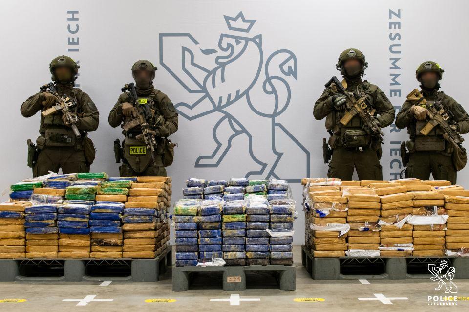 Record cocaine haul found hidden inside a stone crusher in Luxembourg ...