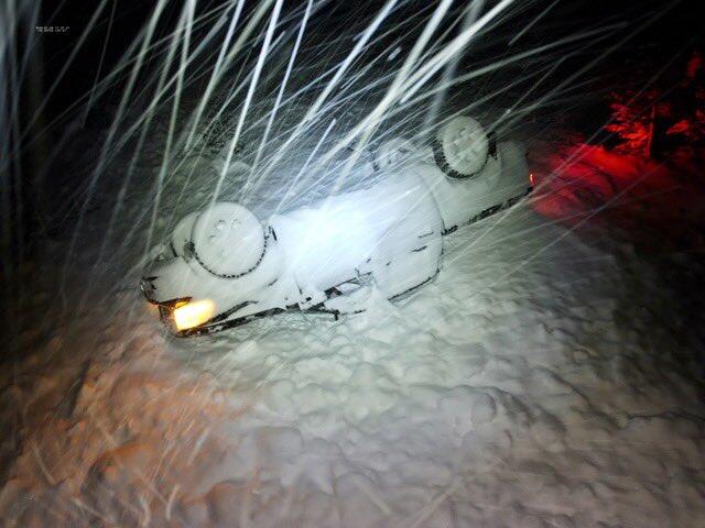 Avalanche on Colorado's Loveland Pass sweeps car off the road