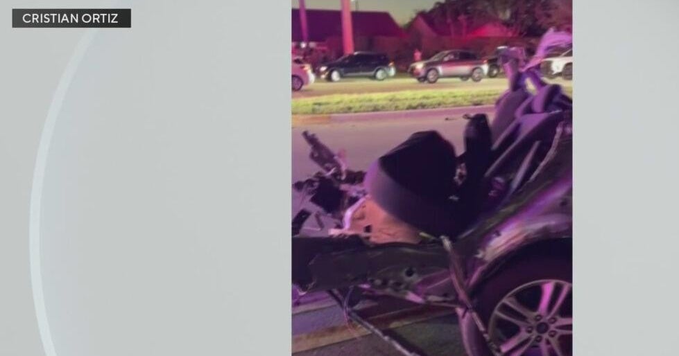 New witness video shows how bad deadly Pembroke Pines crash was - CBS Miami