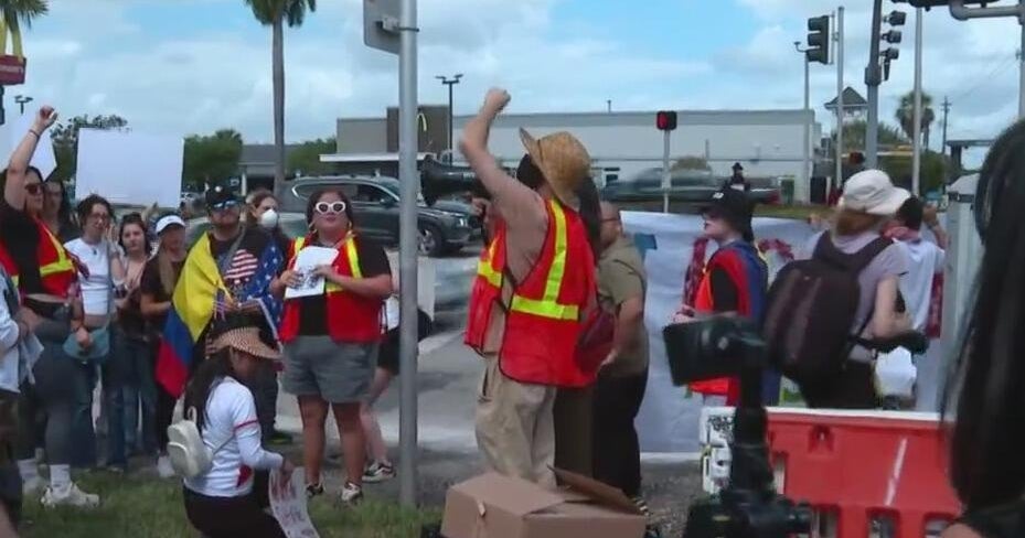Immigrant rights rally held at Tropical Park