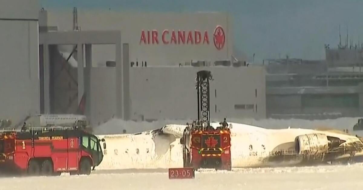 At least 3 critically injured after plane flips in Toronto