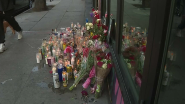 Police tape and crime scene 