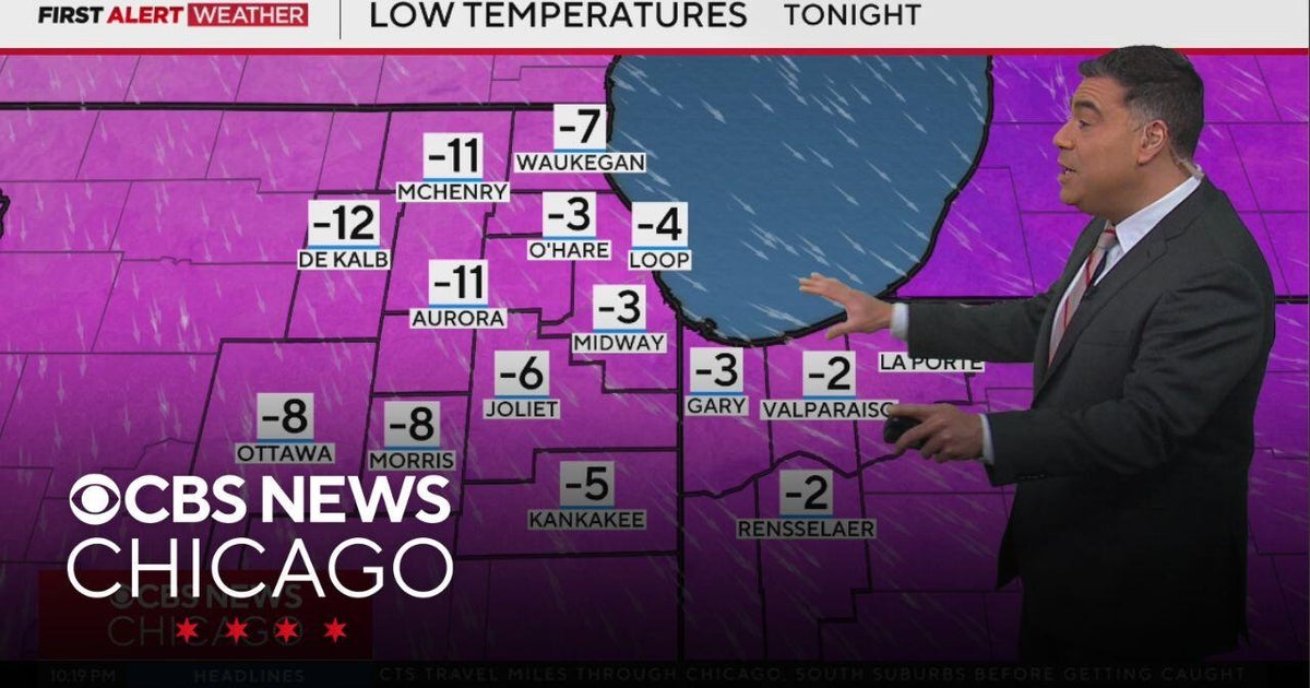 Dangerous cold, wind chills to persist Tuesday - CBS Chicago