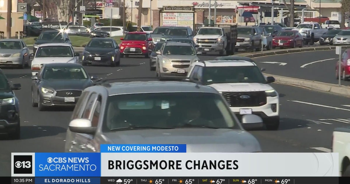 Briggsmore interchange on Modesto freeway to see big changes - CBS ...