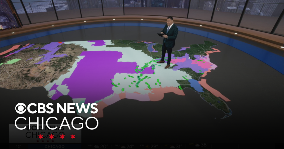 Tracking subzero wind chills in Chicago - CBS Chicago