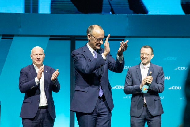 Friedrich Merz Campaigns In Berlin