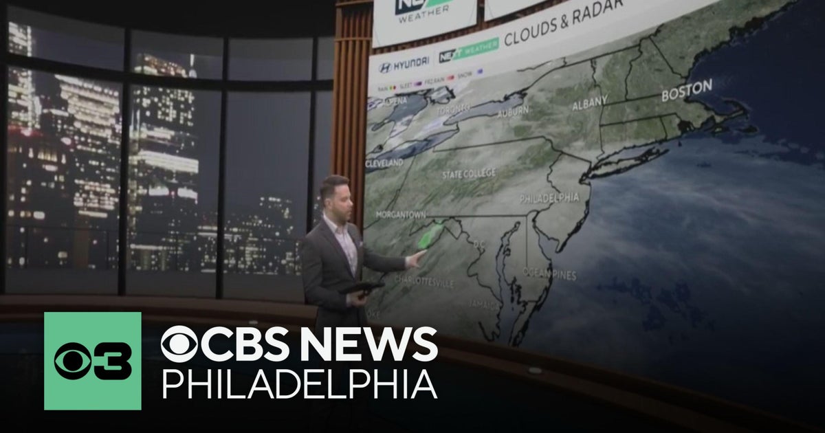 A cloudy but not too cold Saturday night in Philadelphia region - CBS ...