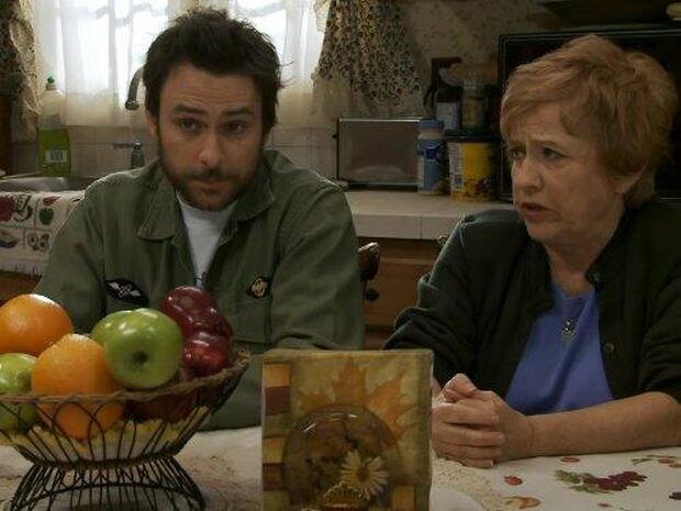 Charlie Day and Lynne Marie Stewart in It's Always Sunny in Philadelphia (2005)