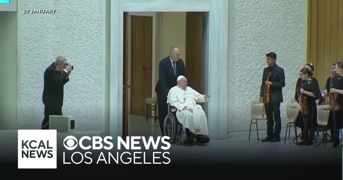 Church-goers in North Hollywood hold mass for Pope Francis' recovery