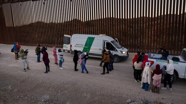 Migrants at Tijuana-San Diego border as Title 42 ends 