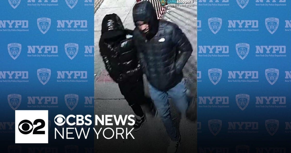 Two suspects wanted for violent robberies in Bronx, NYPD says - CBS New ...